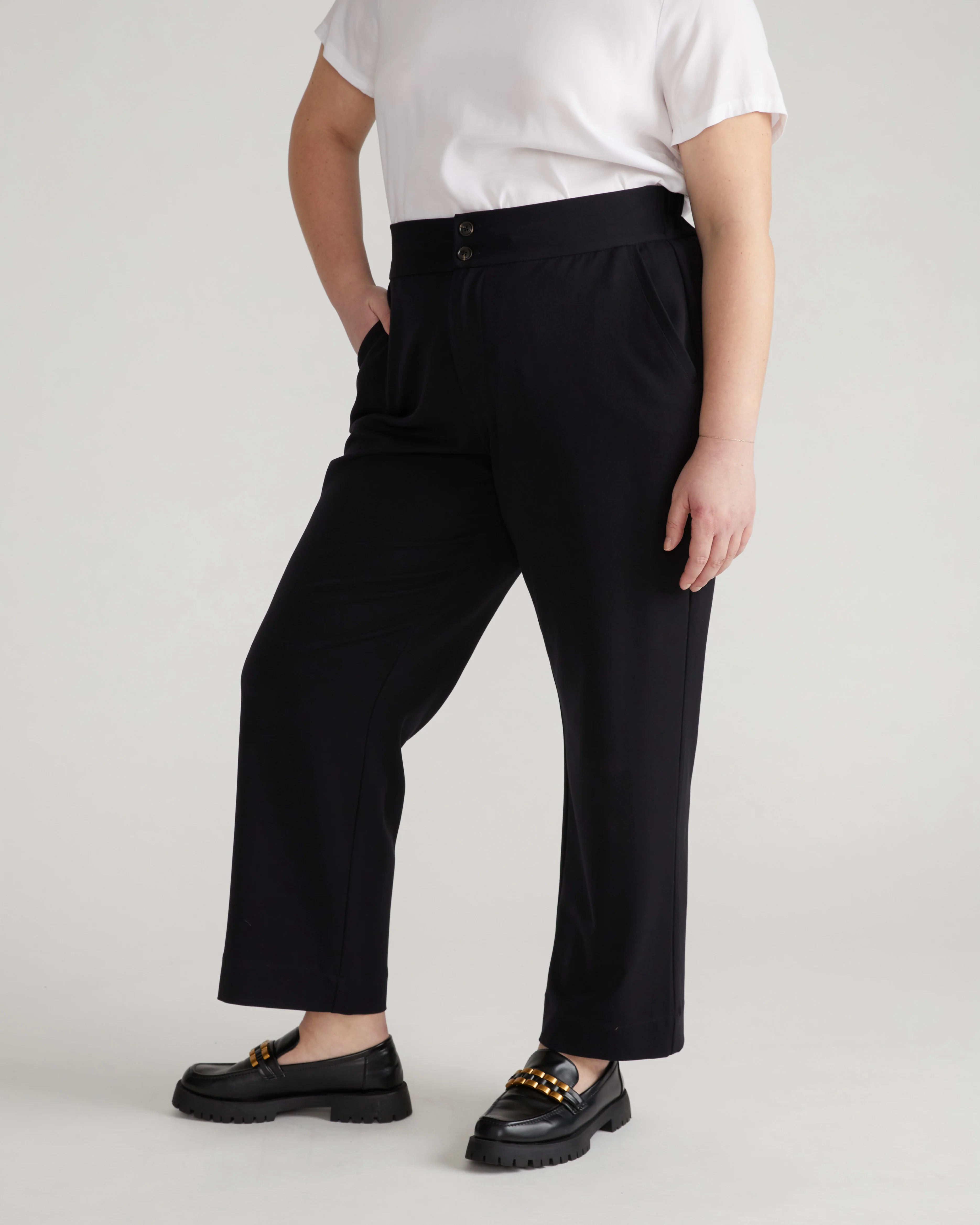 All Day Irving Straight Leg Pants - Black - Image 7