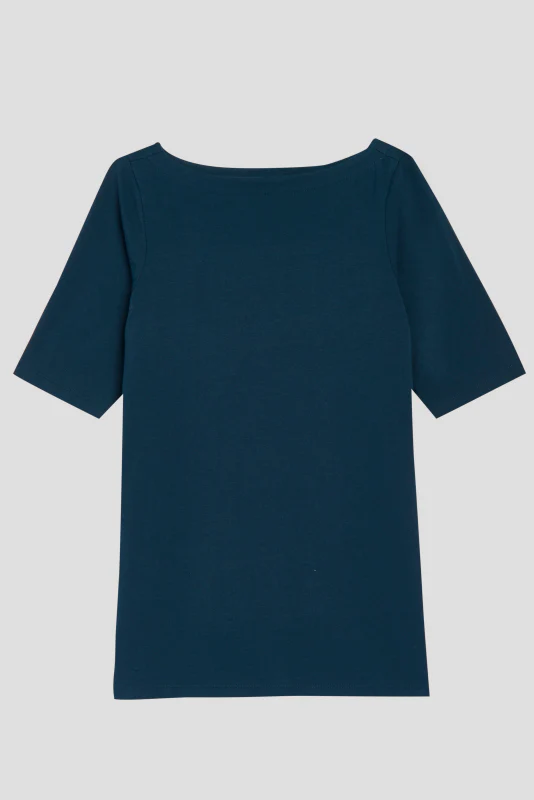 Bella Boatneck Tee - Deep Sea - Image 2