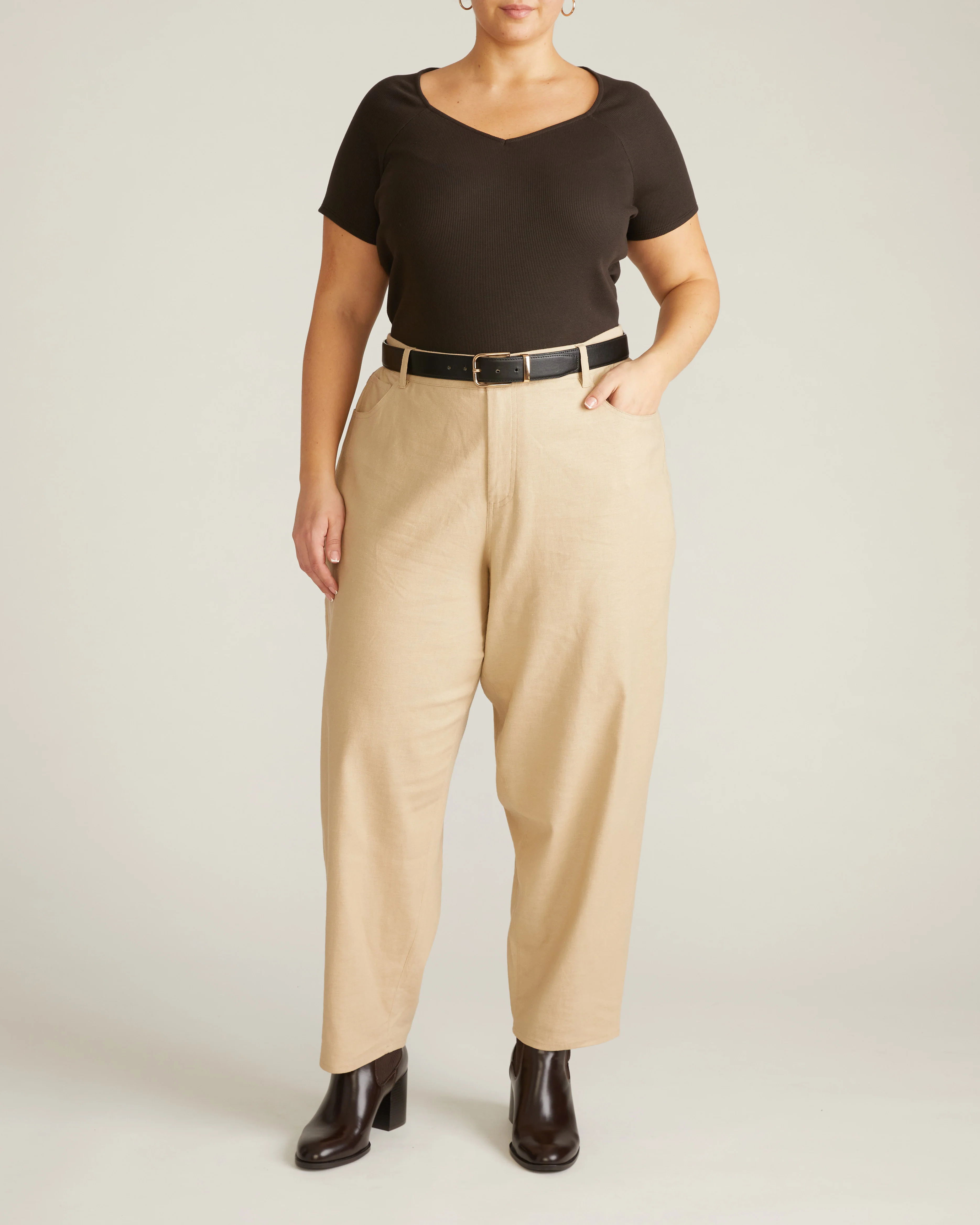 Carey Ribbed Top - Espresso - Image 6