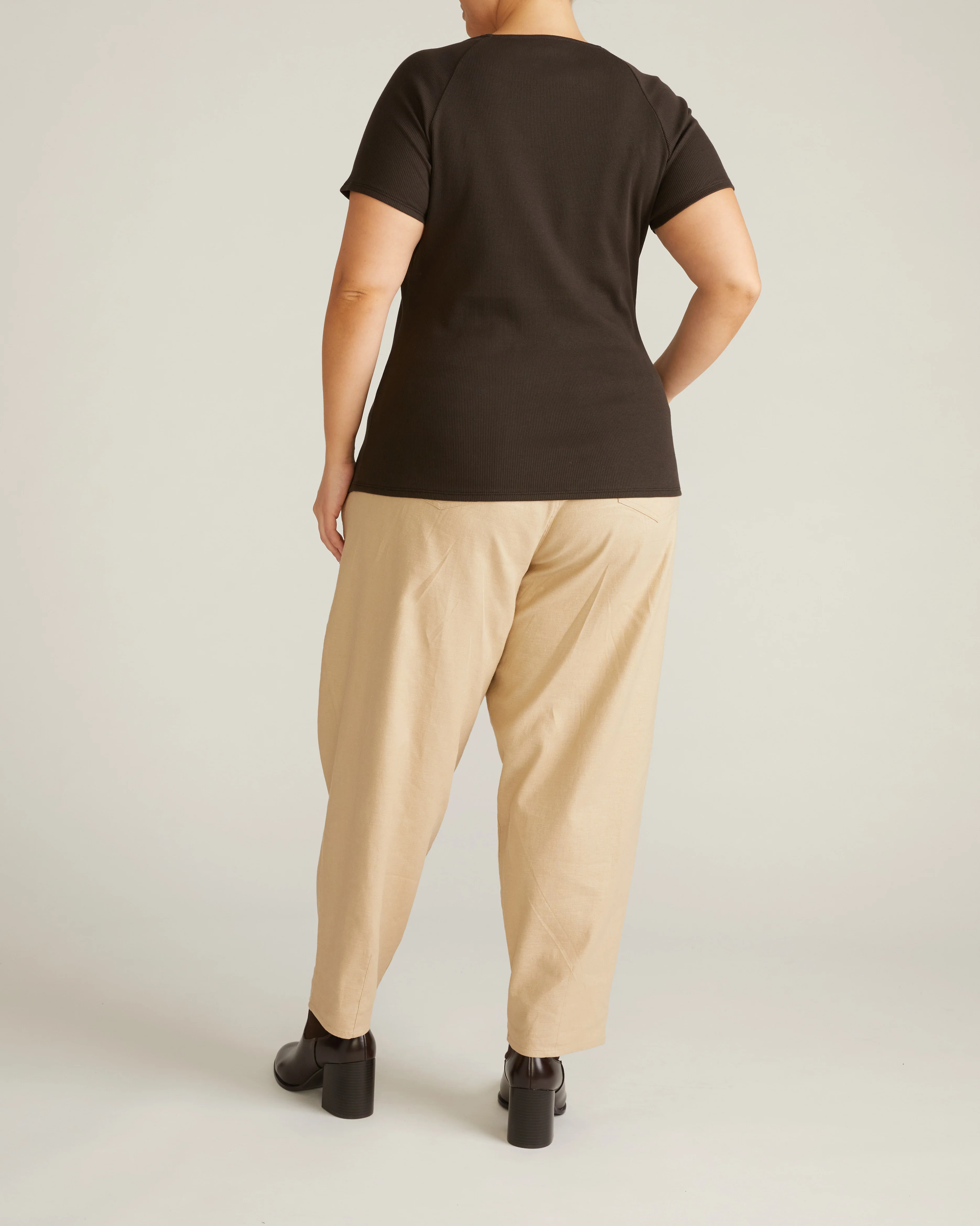 Carey Ribbed Top - Espresso - Image 7