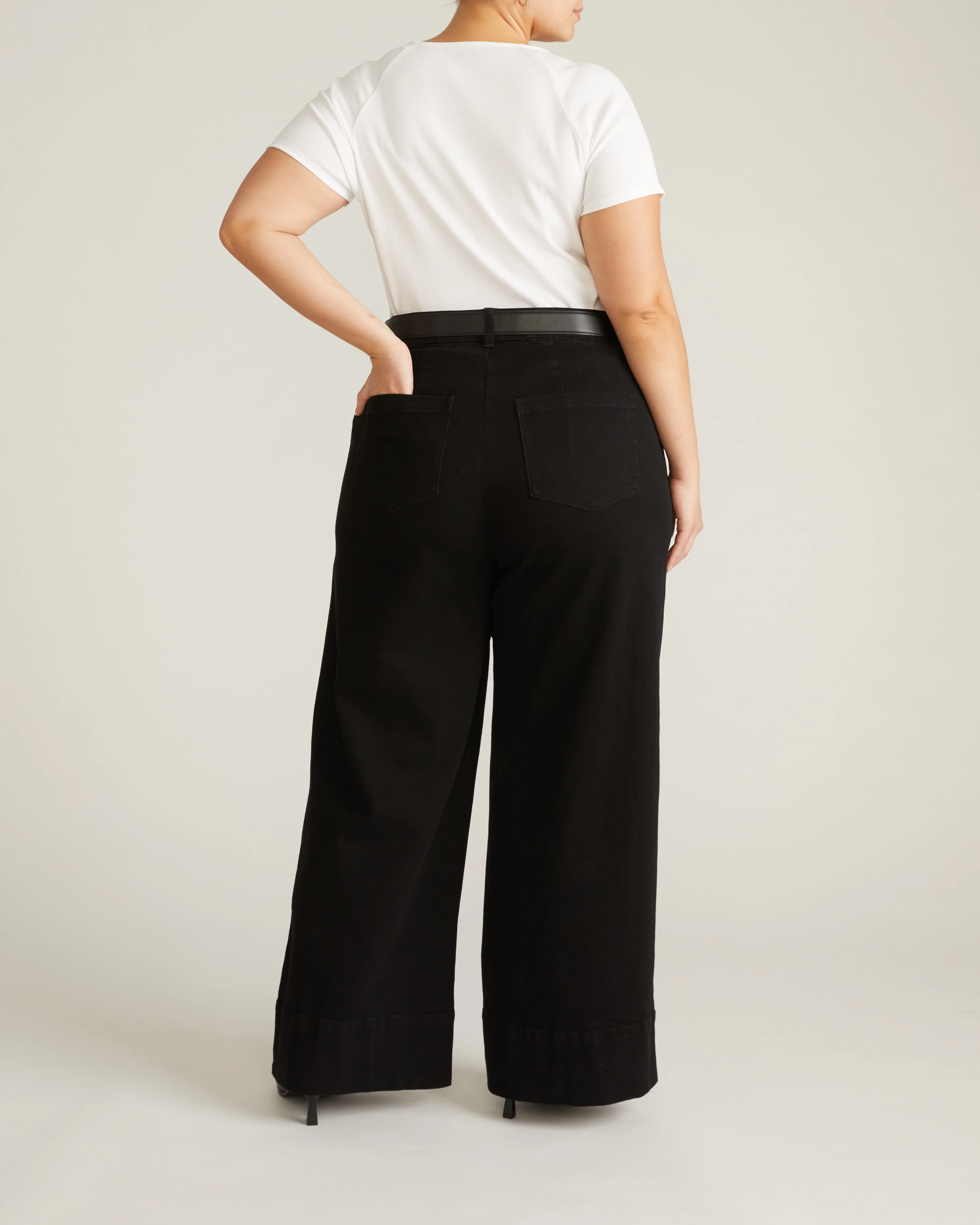 Carey Ribbed Top - White - Image 5