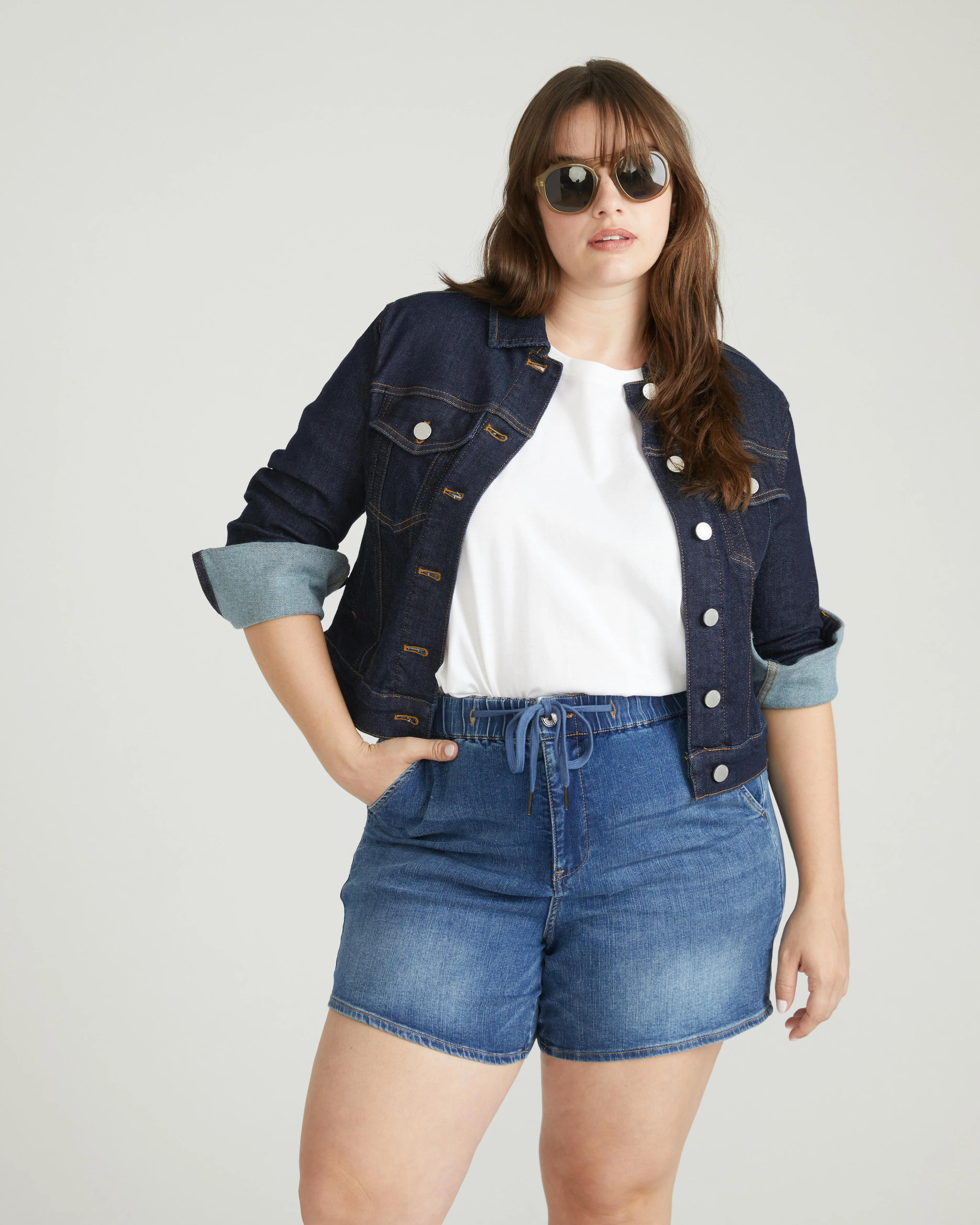 ComfortDenim Marche Shorts - Western Blue Wash