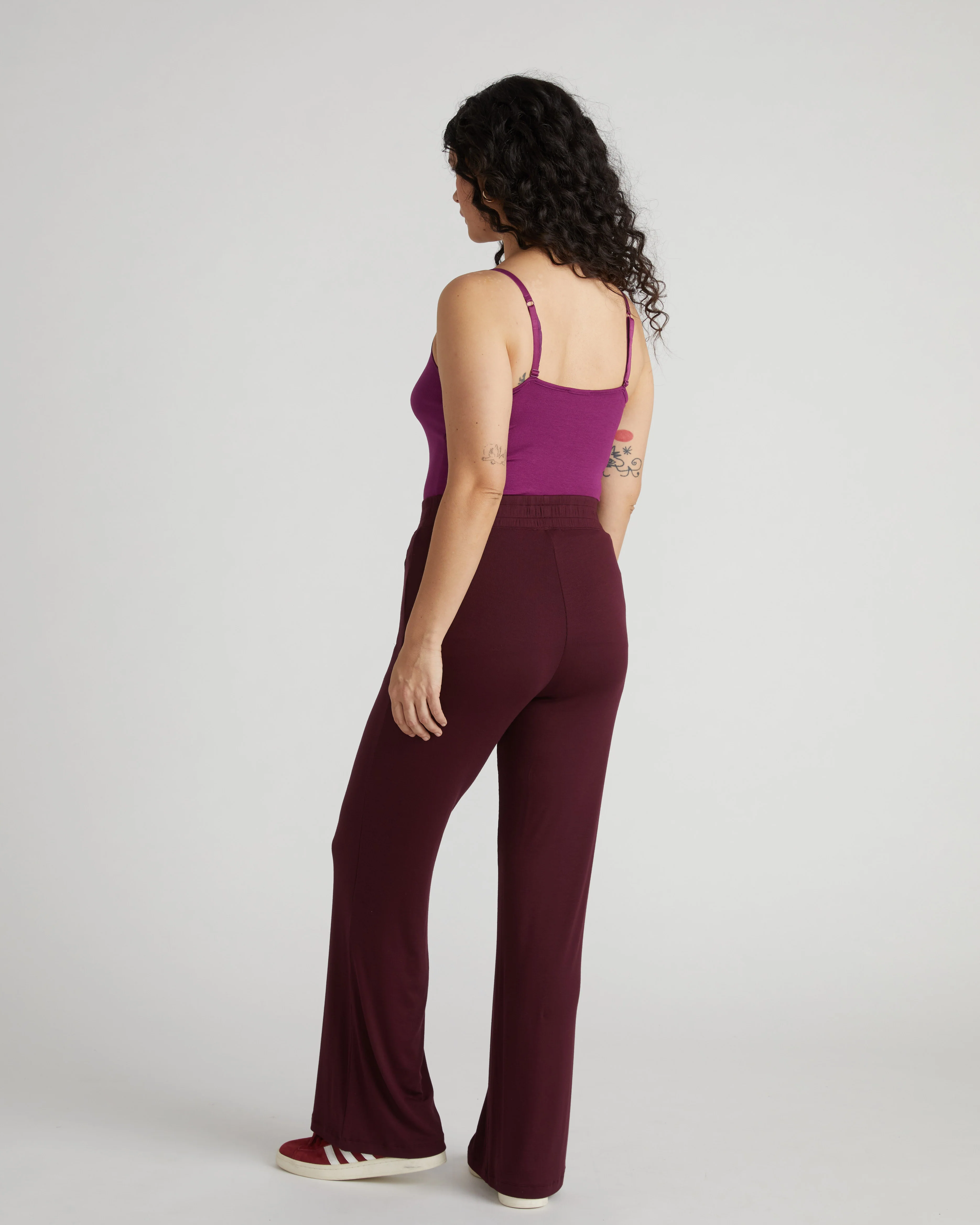 Foundation Mola Pant - Black Cherry - Image 3