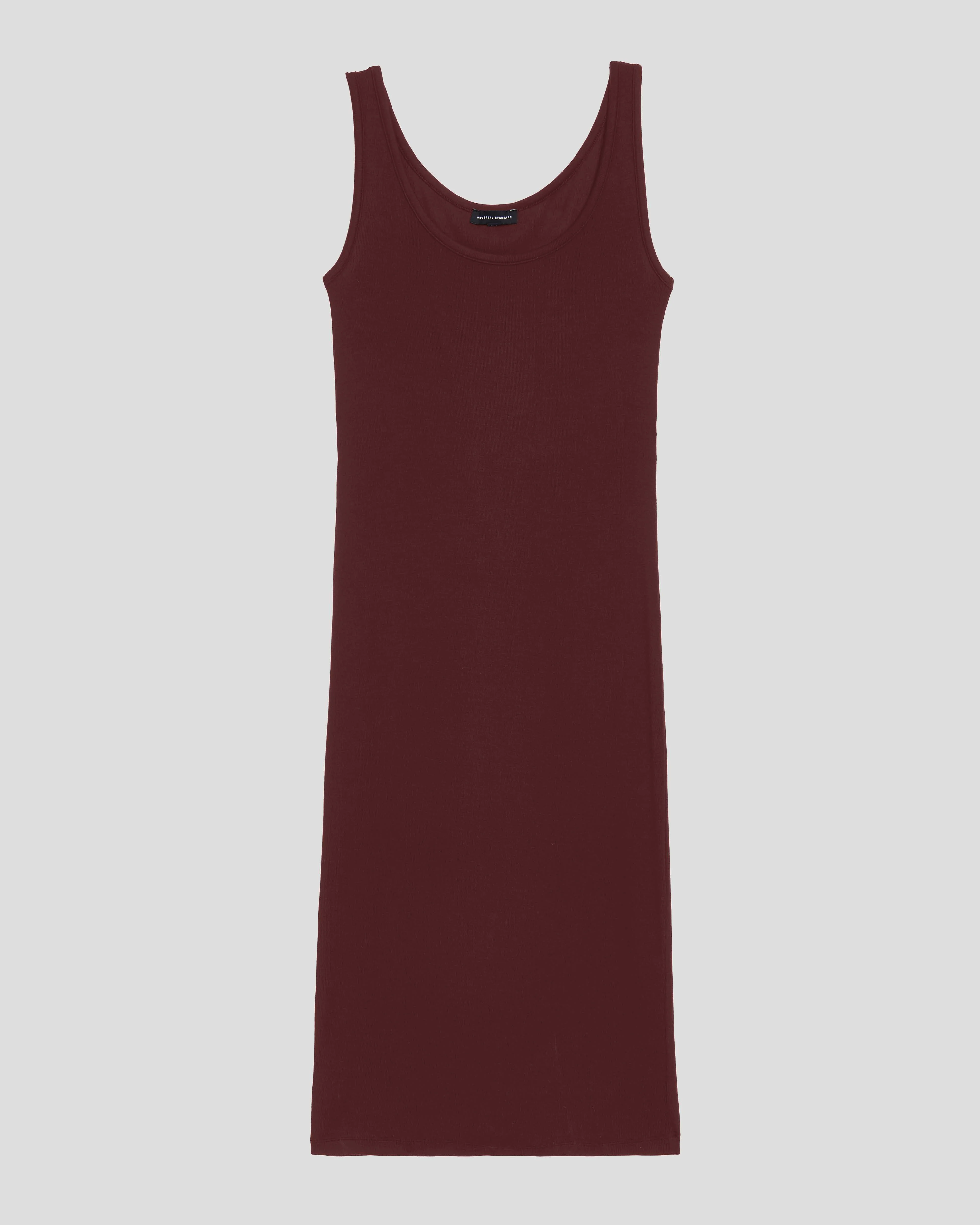 Foundation Tank Dress - Black Cherry - Image 3