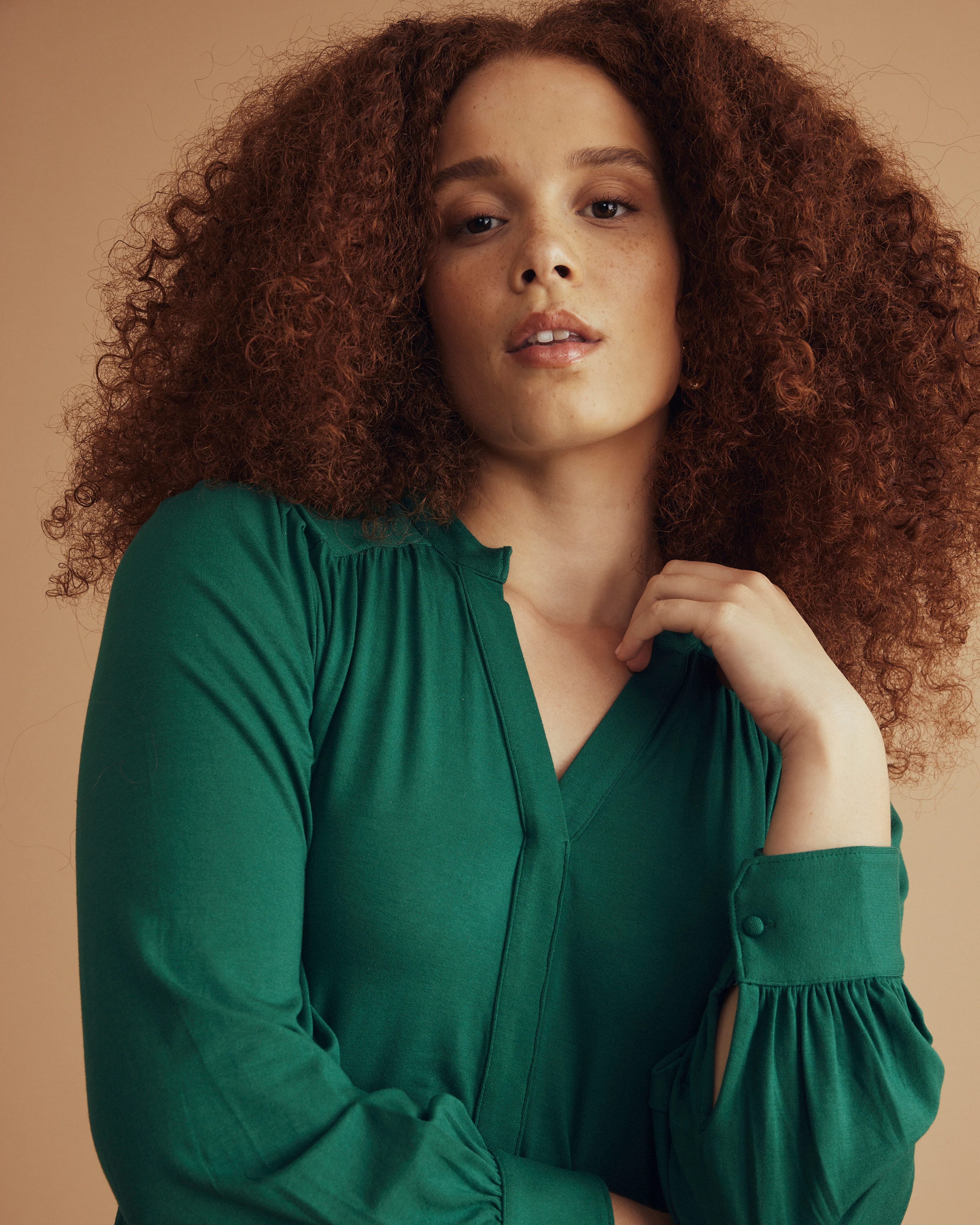 Gramercy Liquid Jersey Dress - Lily Pad - Image 2