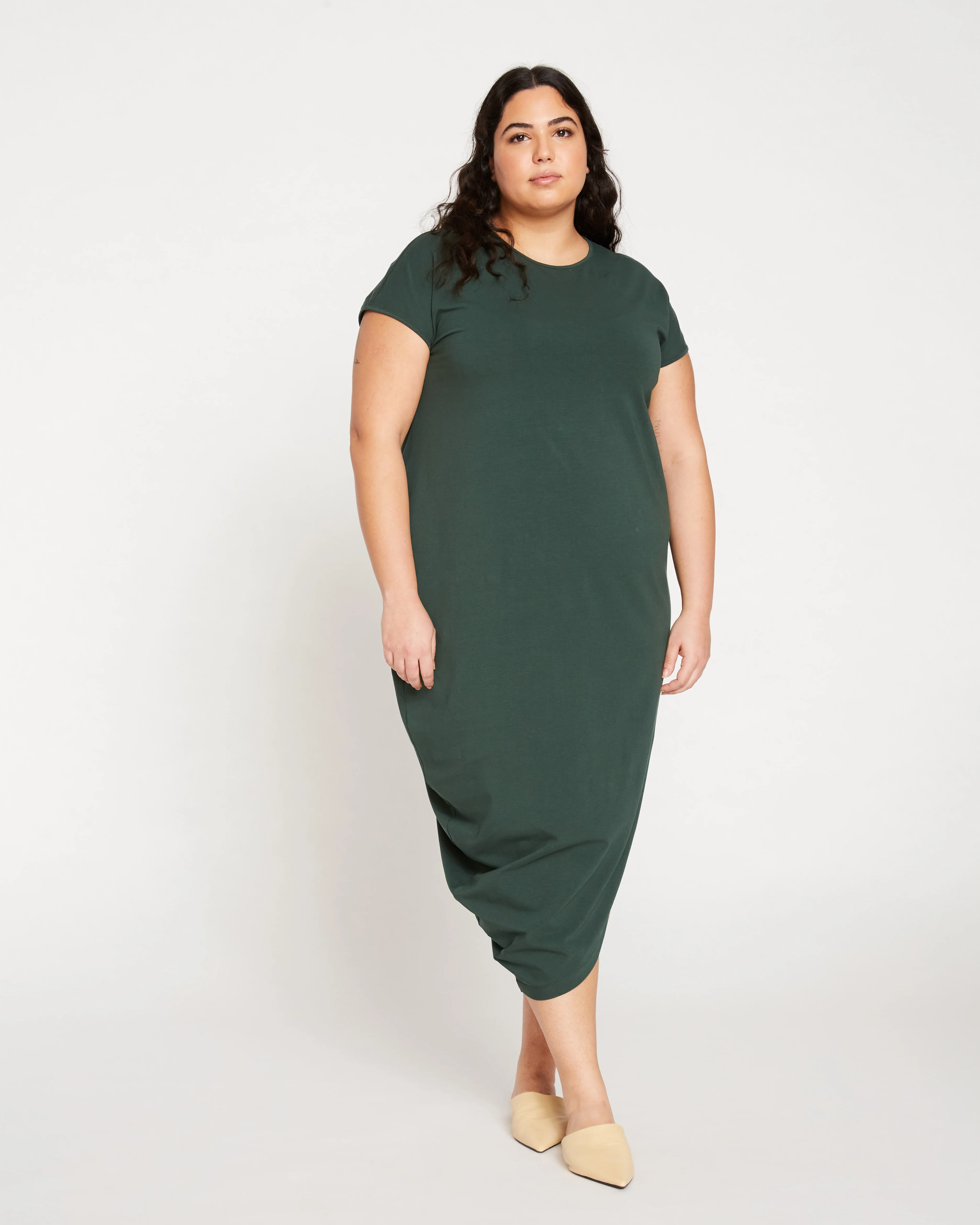Iconic Geneva Dress - Forest Green