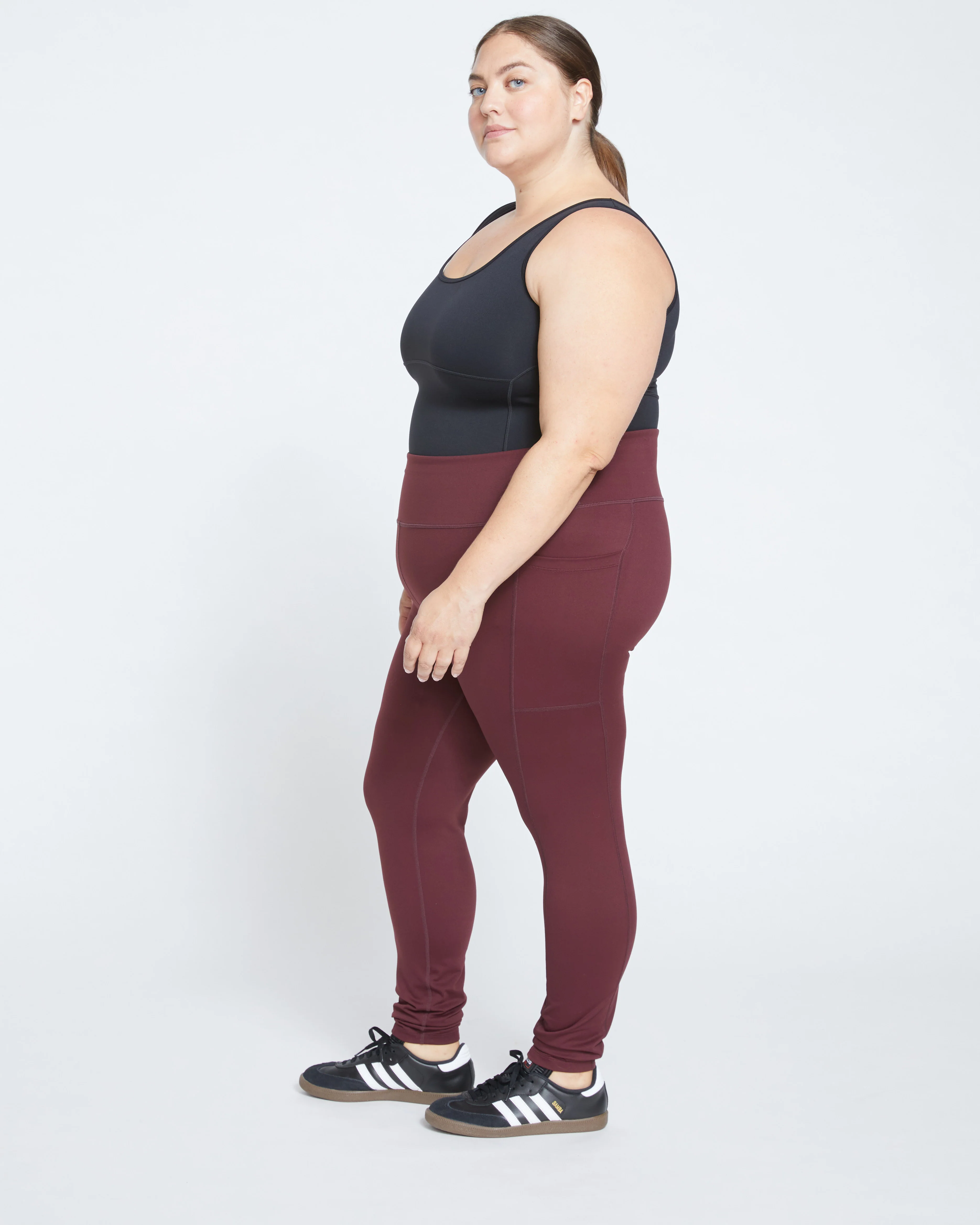 Next-to-Naked Pocket Legging - Black Cherry - Image 4