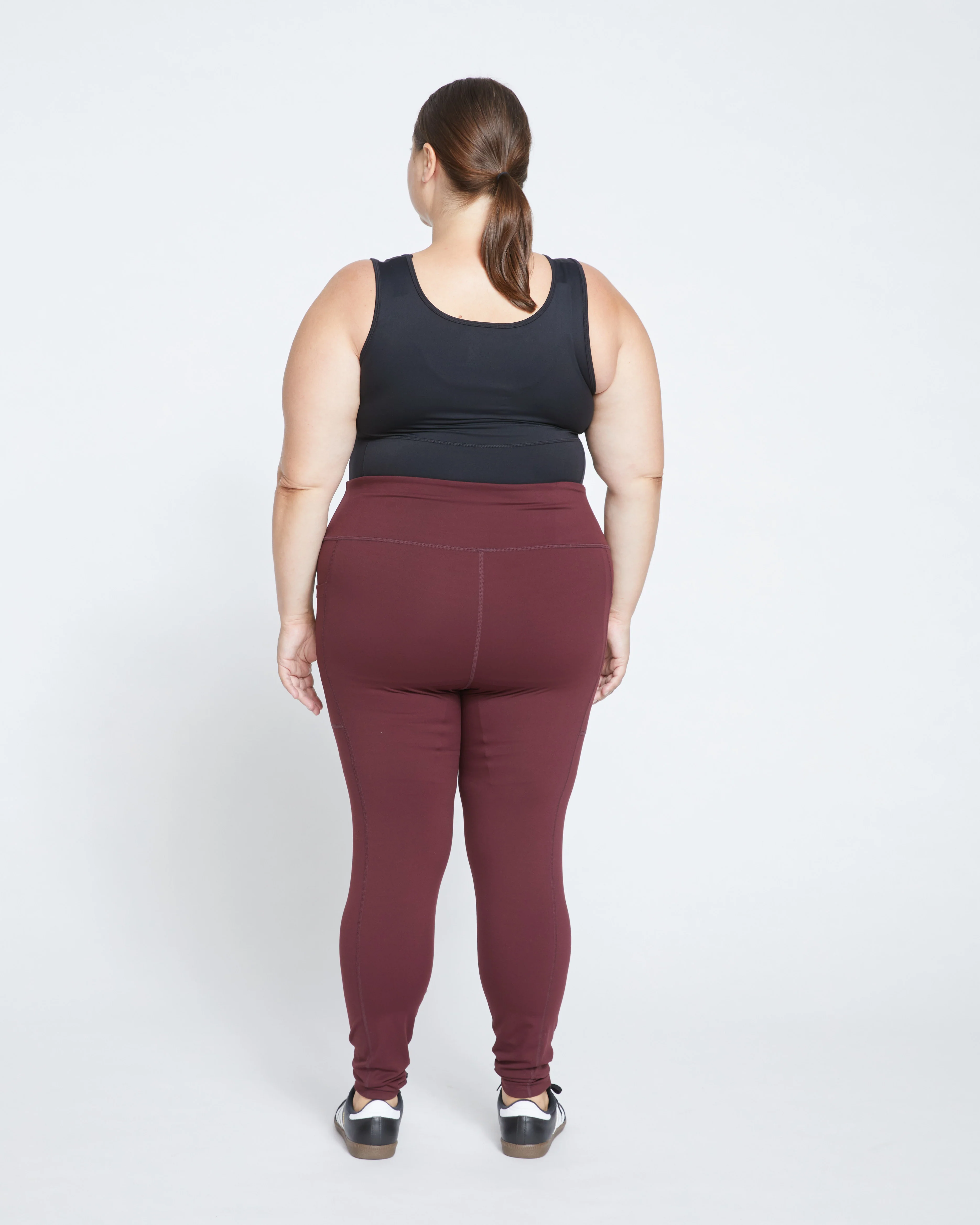Next-to-Naked Pocket Legging - Black Cherry - Image 5