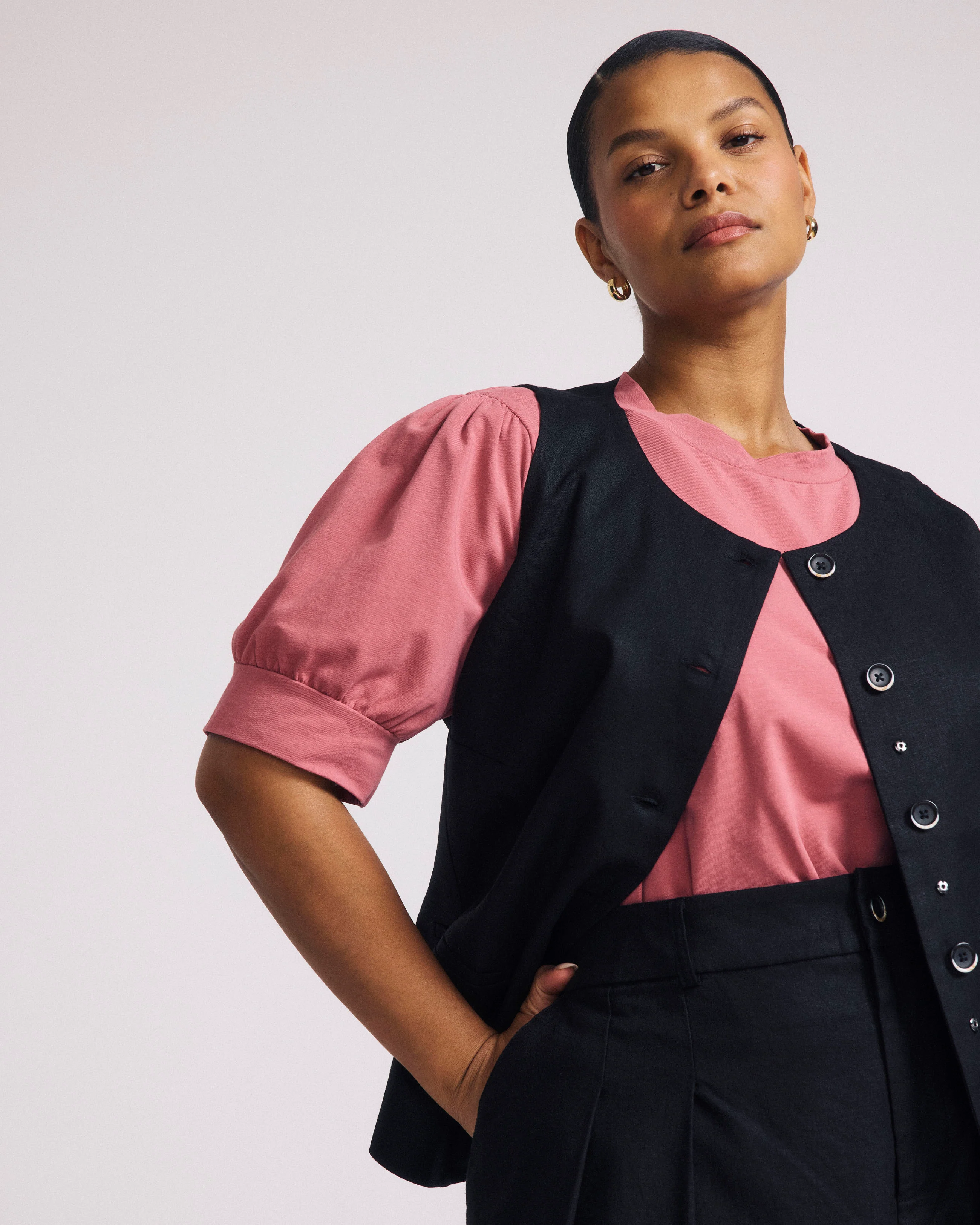 Pouf Sleeve Tee - Virginia Rose
