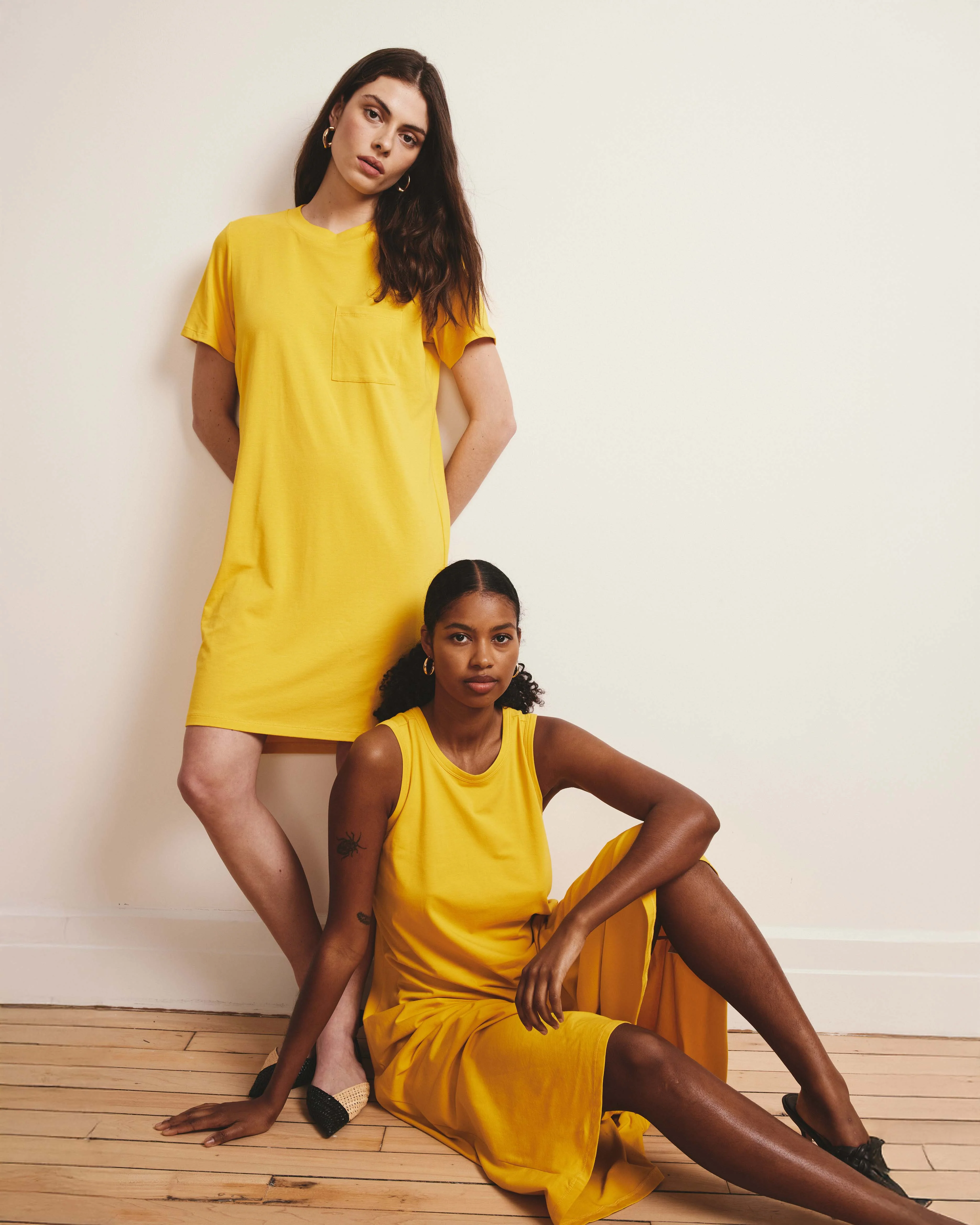 Sardinia Tank Dress - Yellow - Image 2