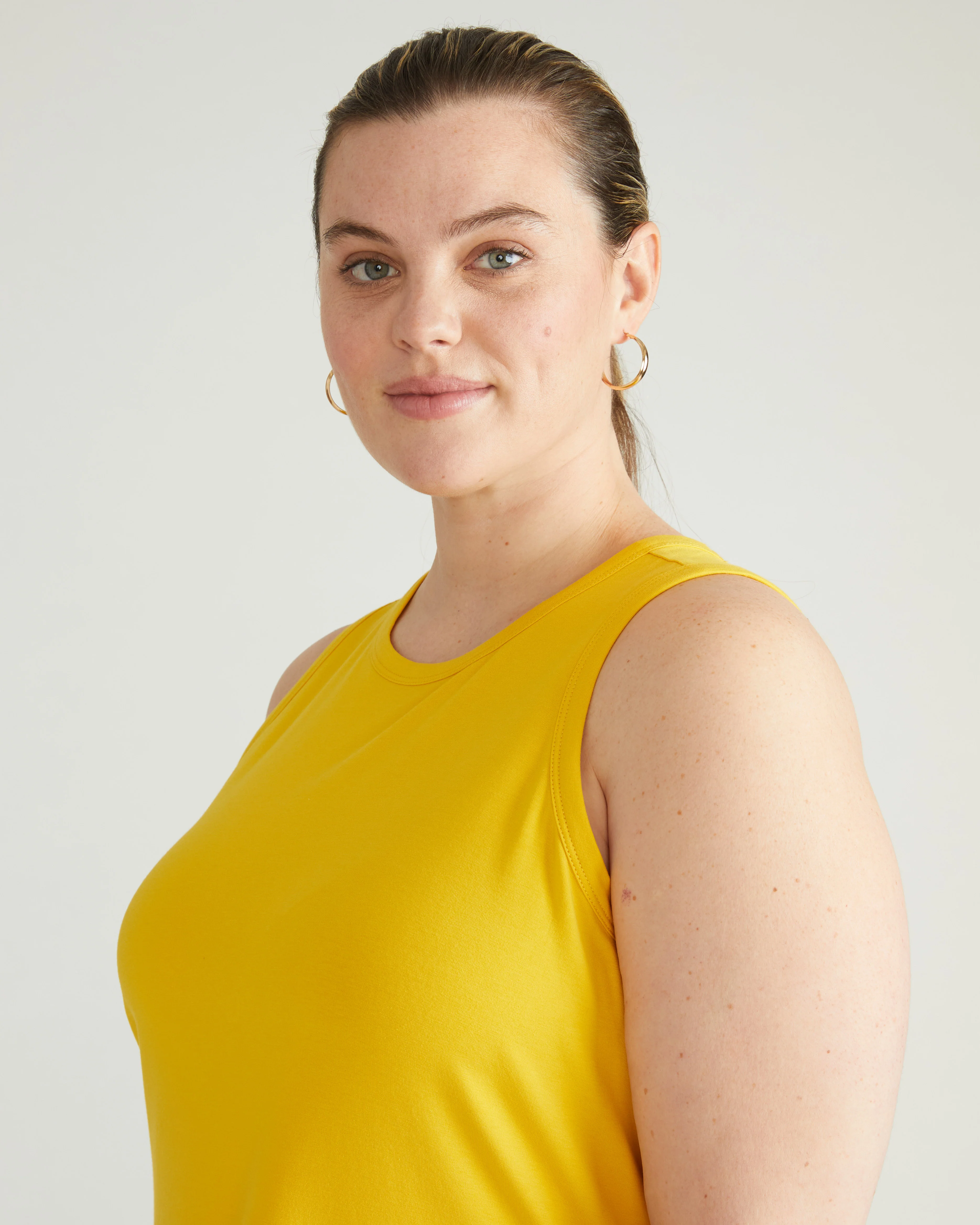 Sardinia Tank Dress - Yellow - Image 3