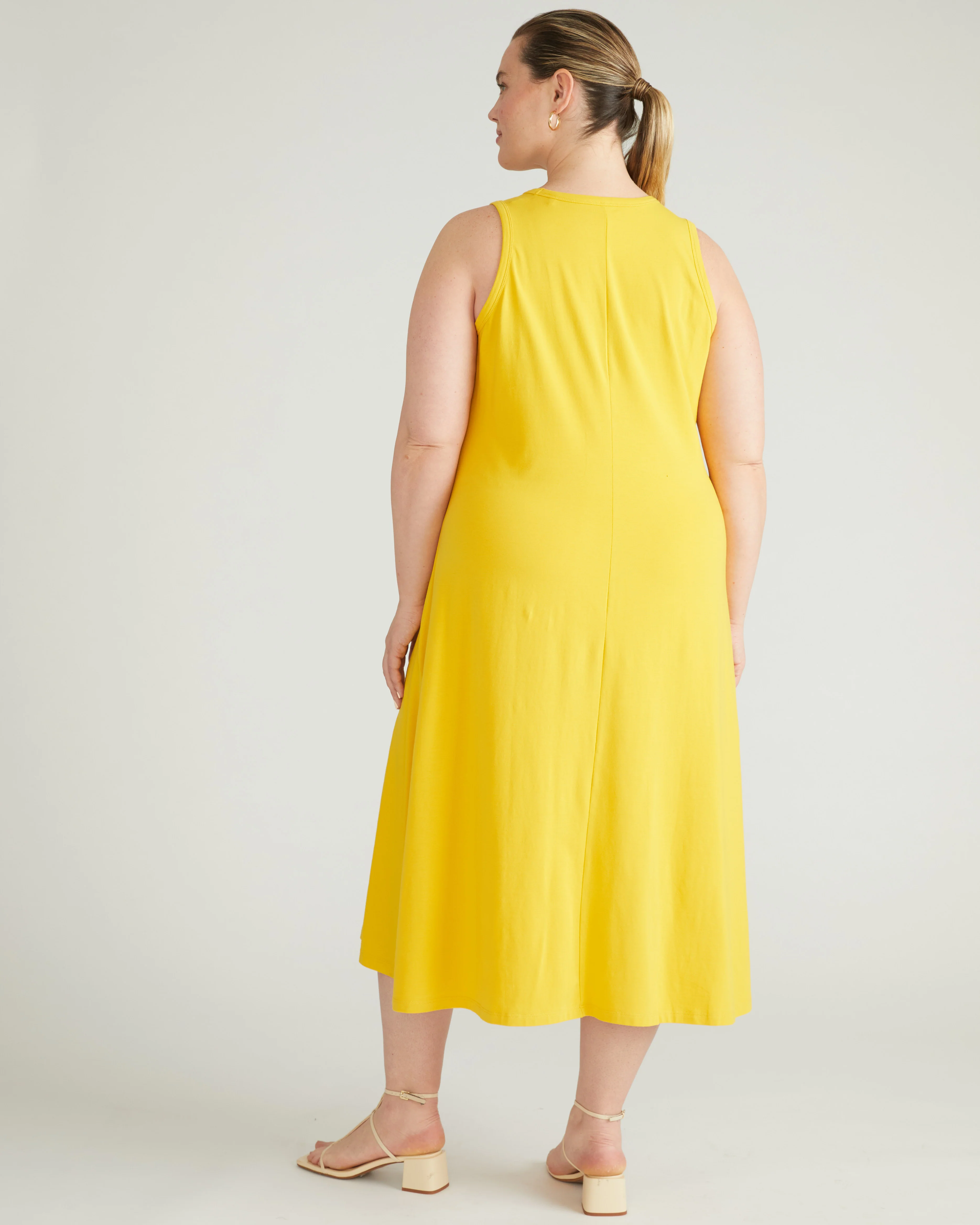 Sardinia Tank Dress - Yellow - Image 4