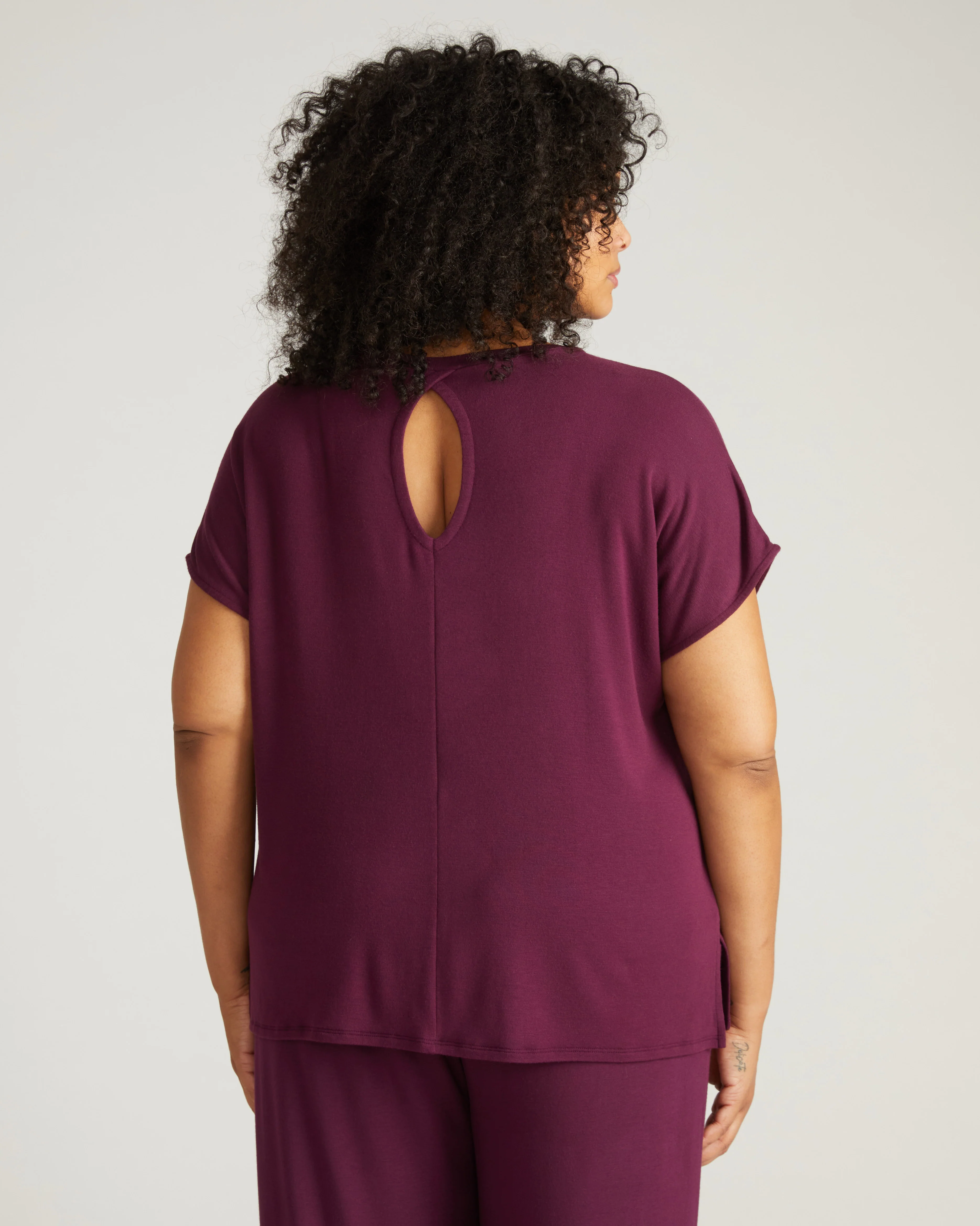 TravelKnit Relaxed Tee - Gamay - Image 3