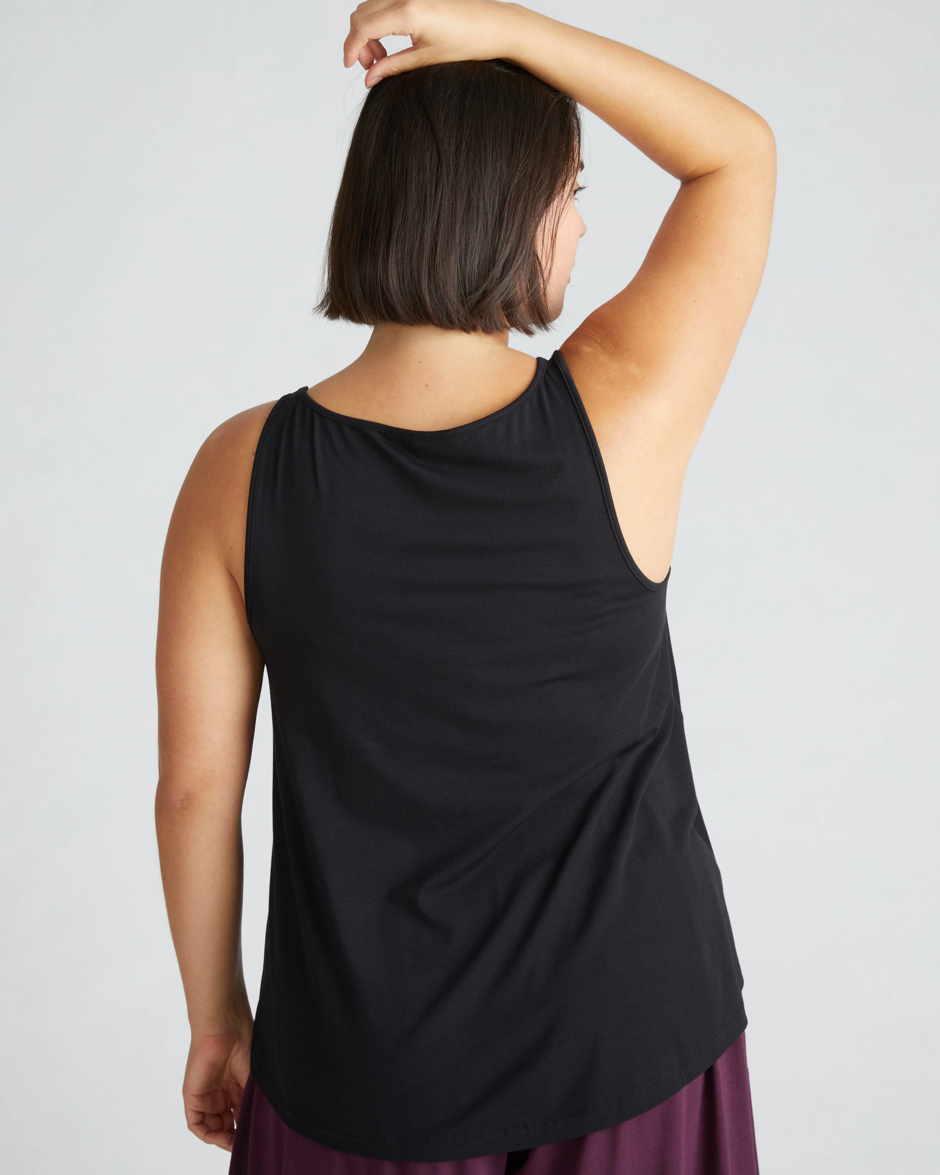 Trisha Lounge Tank - Black - Image 2