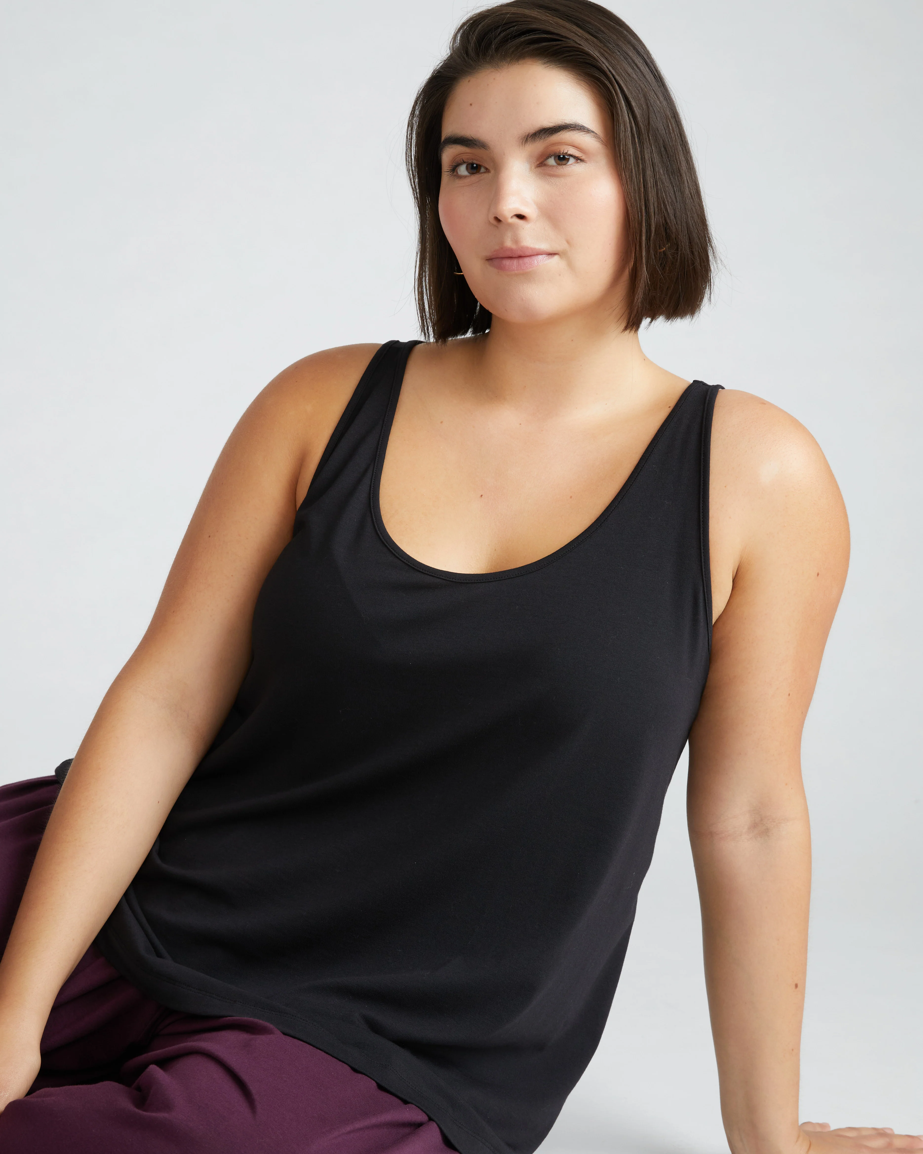 Trisha Lounge Tank - Black - Image 3