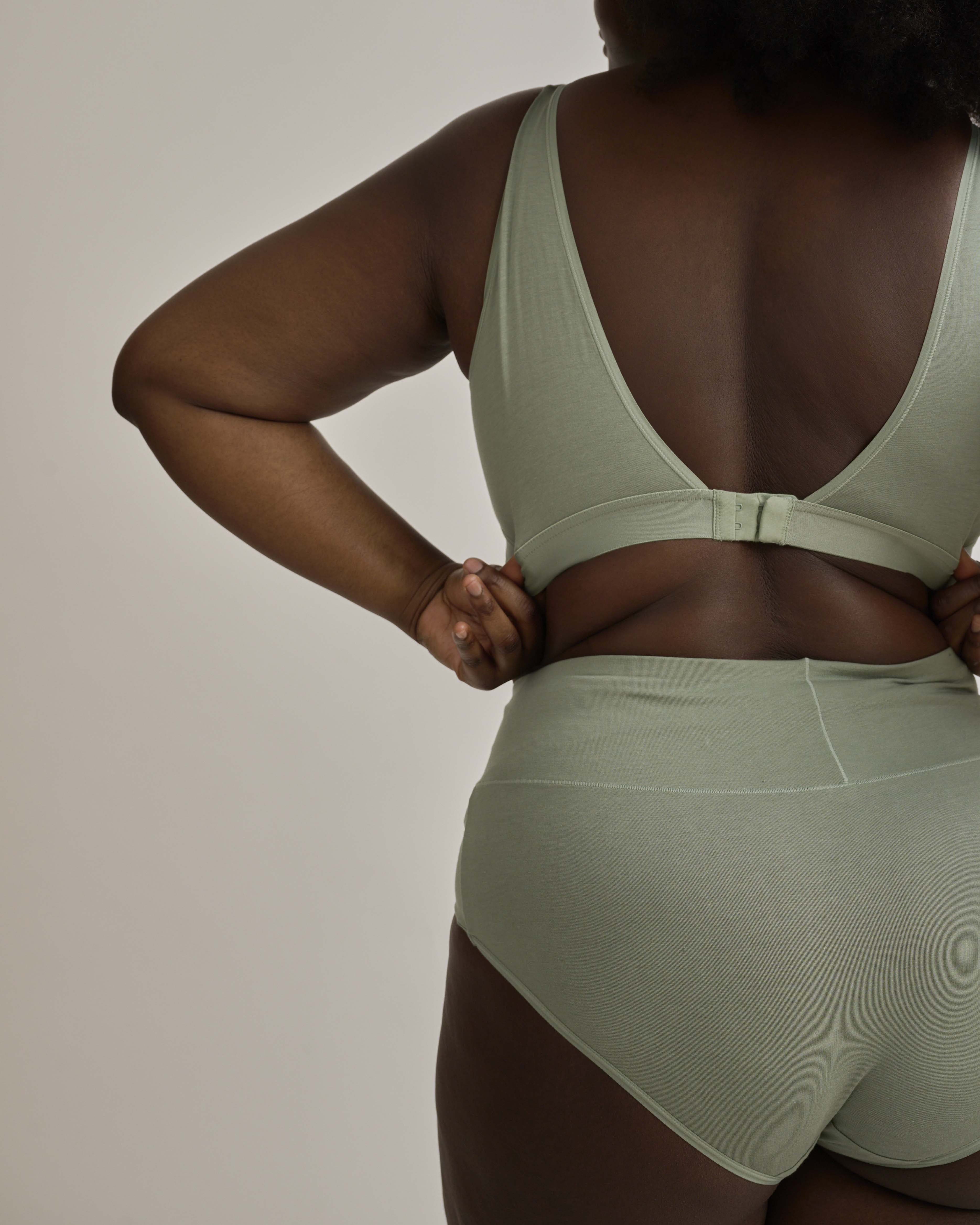 UltimateS Full Coverage High Rise Brief - Sage - Image 3